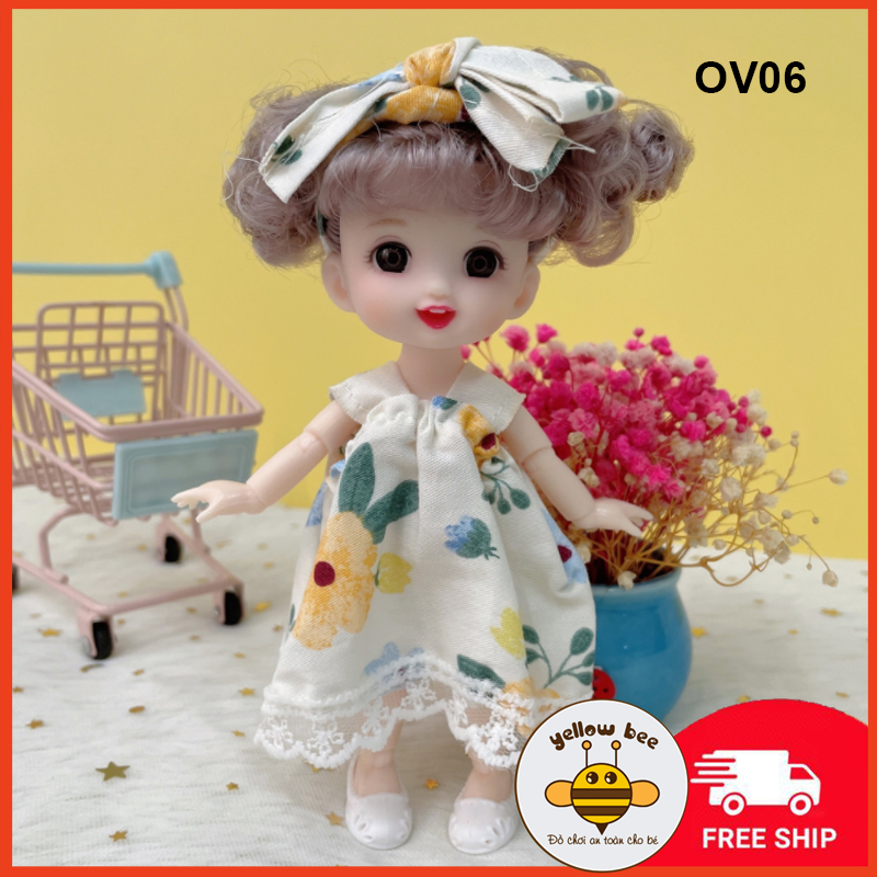 Búp bê Barbie 17cm cho bé gái