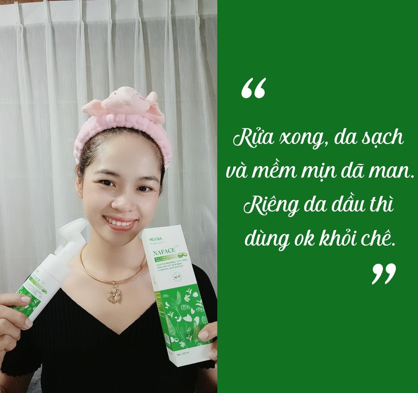 Sữa rửa mặt thảo dược Naface