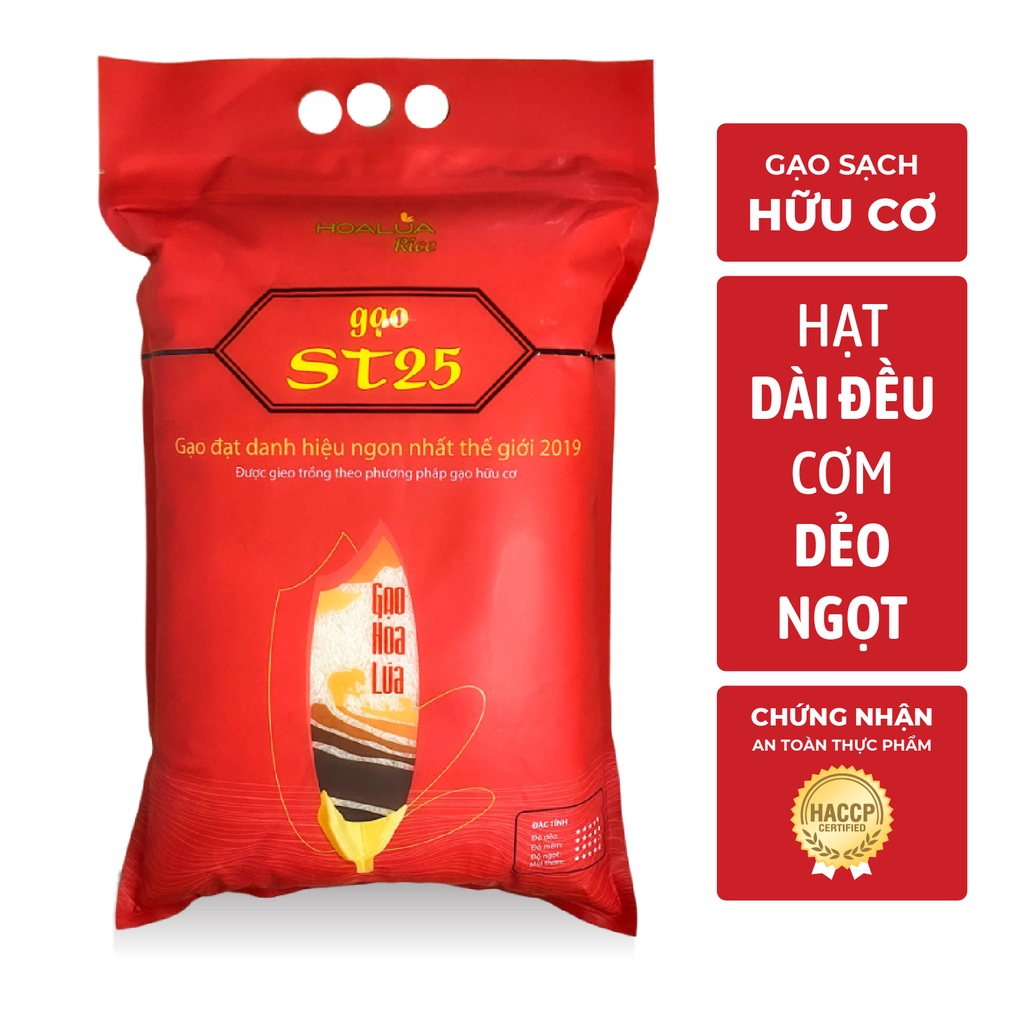 Gạo Hoa Lúa ST25 5kg