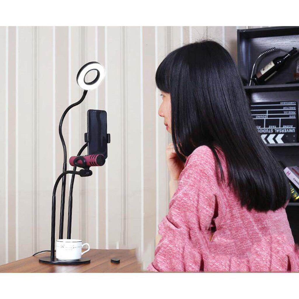 Gía Đỡ Livetream 3 Trong 1-3 Chế Độ Đèn