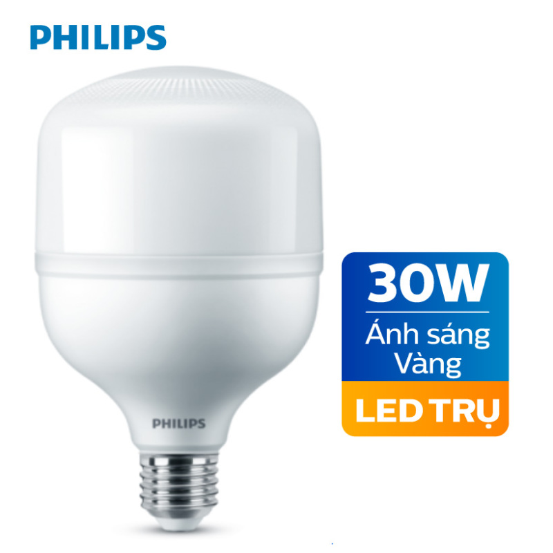 Bóng đèn Philips LED Trụ TForce core 30W HB E27- Ánh sáng trắng/ Ánh sáng vàng