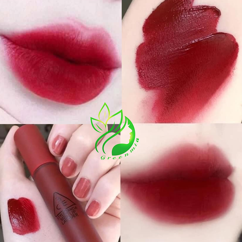 Son 3CE Lacquer Change Mode Đỏ Lạnh Mịn Lì Tôn Da 3CE Soft Lip Lacquer 4ml [CHECK HIDDEN TAG]