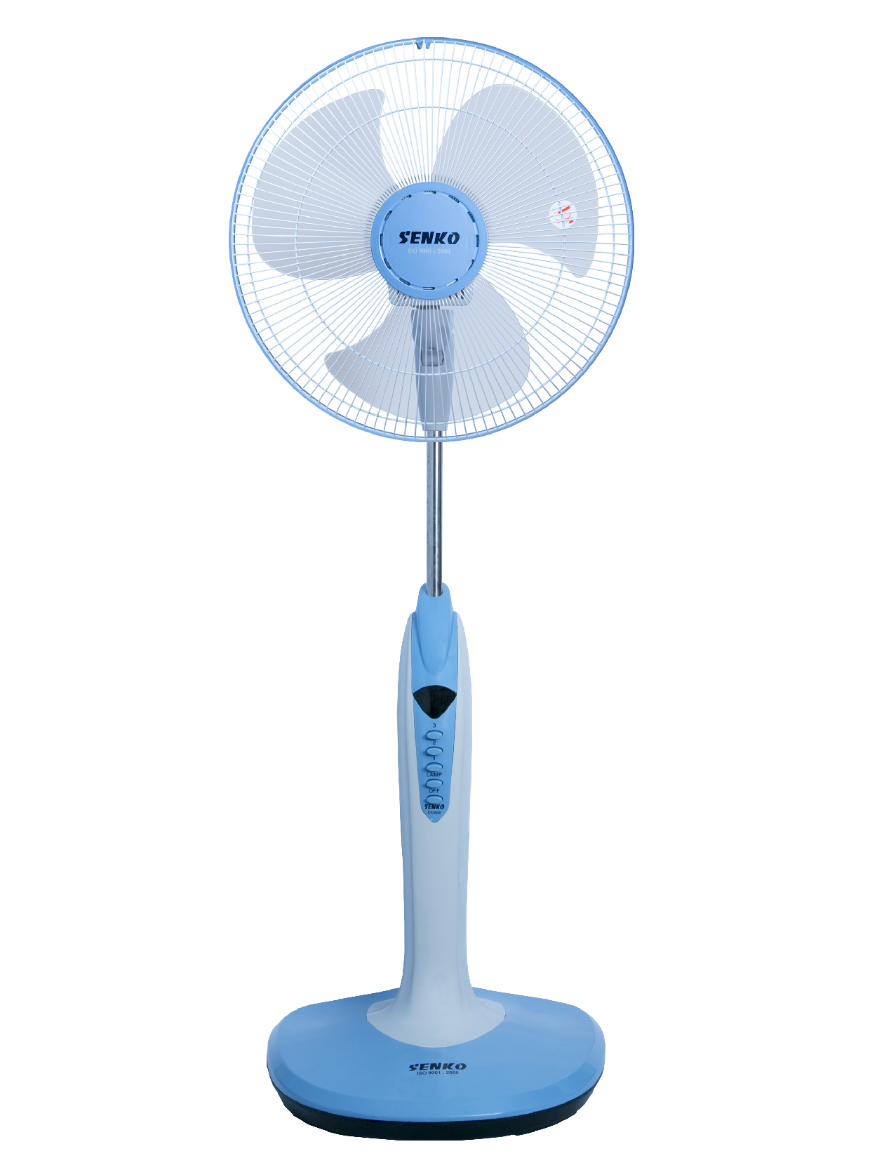 Quạt đứng Có Đèn Senko DD1602 ( công xuất 47W, sải cánh 40cm)