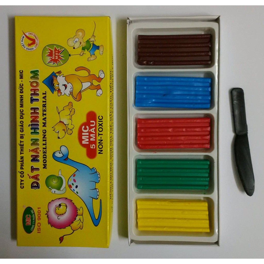 Đất nặn mic thơm 5 mầu