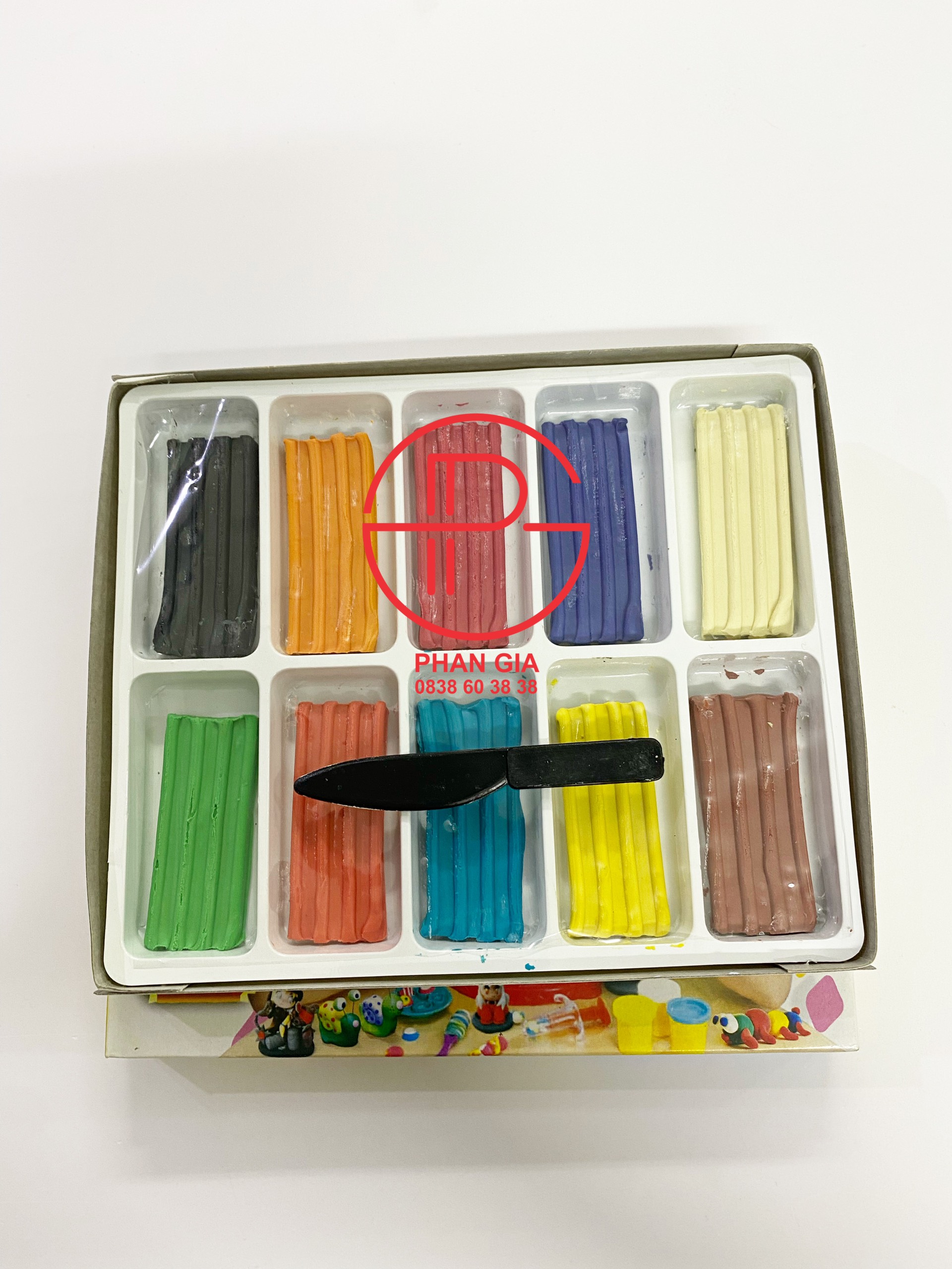 Đất Sét Nặn Thủ Công Vĩnh Thành (10 màu)