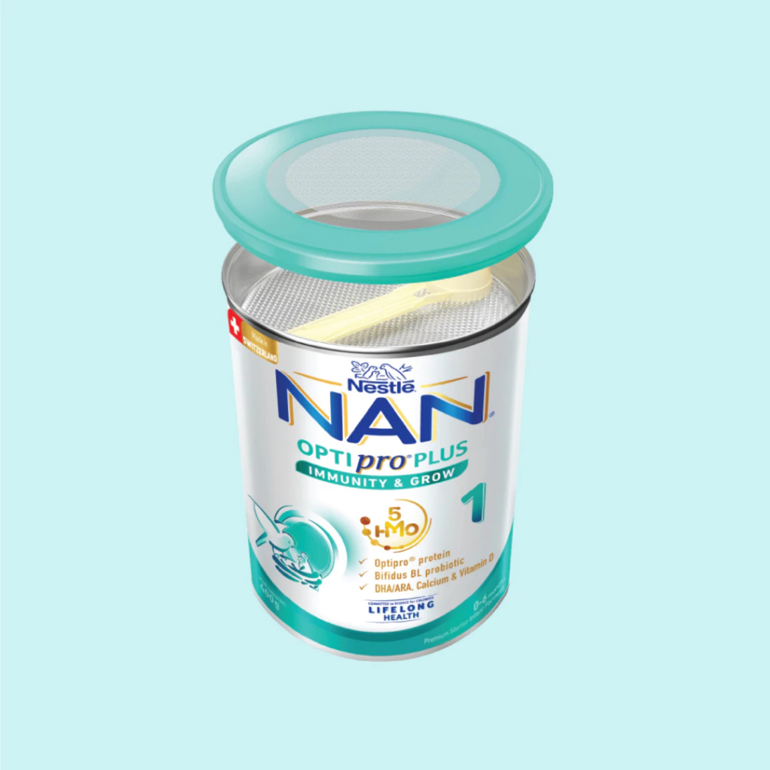 (Mẫu Mới) Sữa Bột Nestle NAN OPTIPRO PLUS HMO 1 – Hộp 400g.
