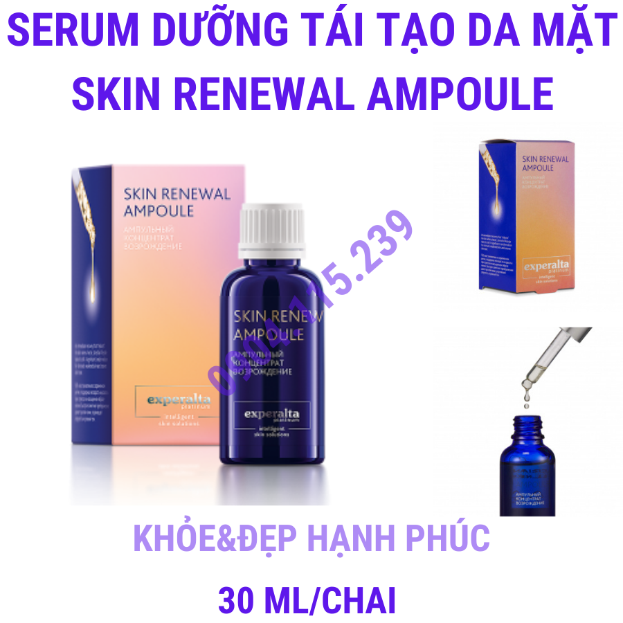 [ 416106 ] Serum dưỡng da Experalta Platinum HYDRA+ AMPOULE – 30 ml/chai