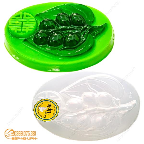 Khuôn nhựa trầu cau đổ thạch rau câu xôi đậu