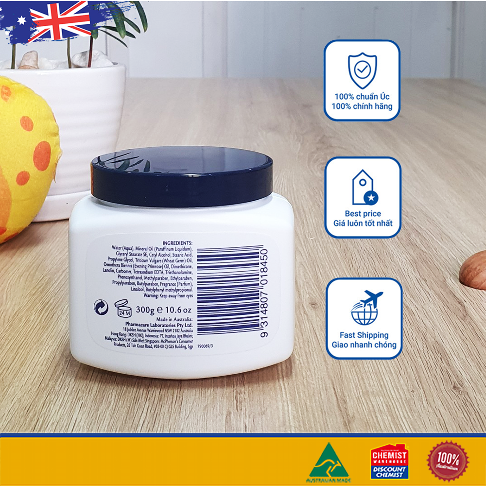 Kem dưỡng Redwin vitamin E Úc Redwin Cream with Vitamin E 300g (LZD3)