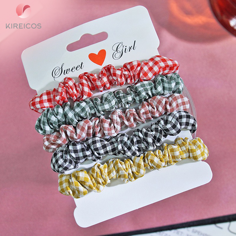 [HCM]Set 5 Cột Tóc Bèo Nhỏ Đủ Màu - kireicos