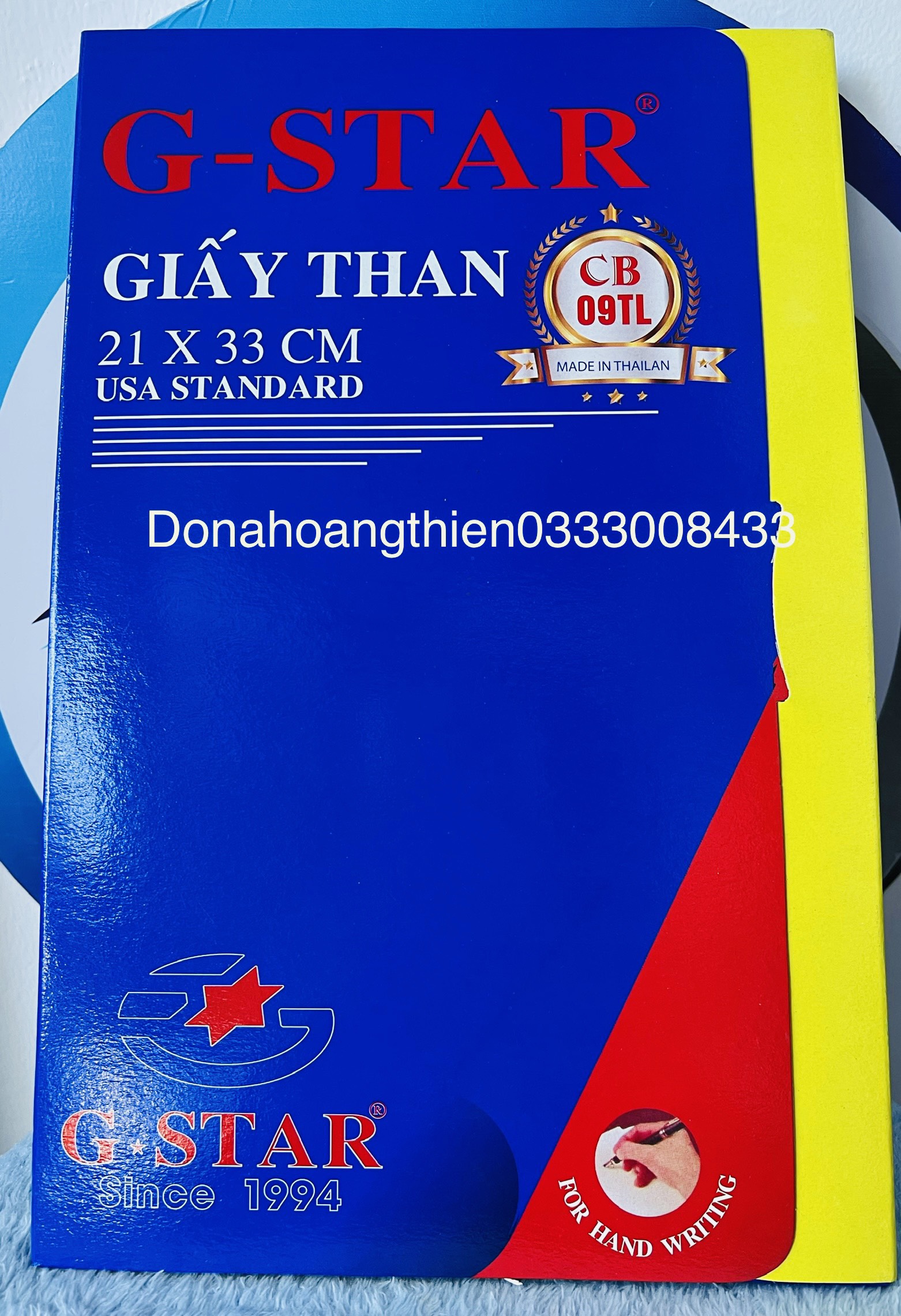 Giấy than Thái G-star màu xanh