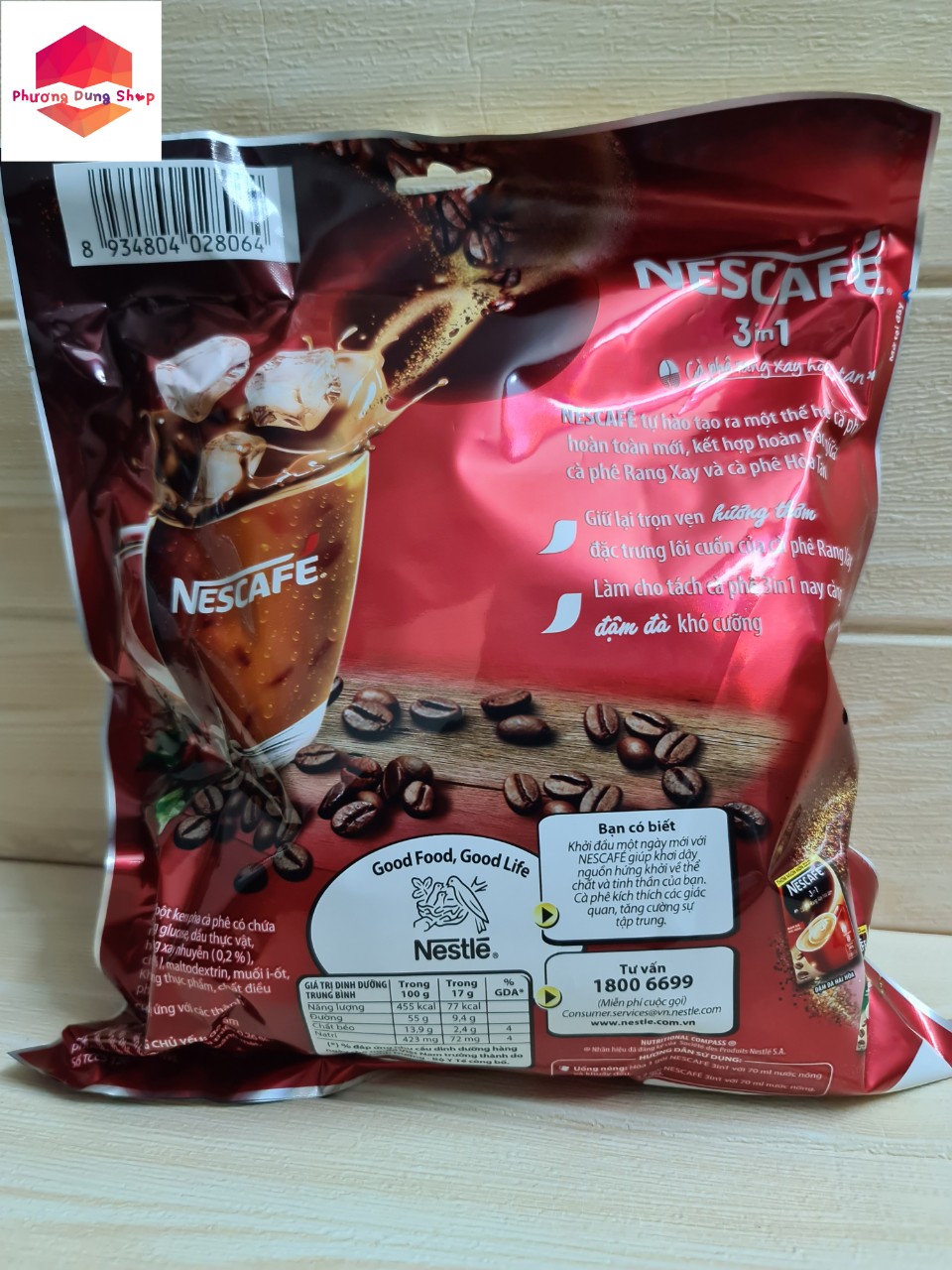 NESCAFE 3IN1 46 gói x 17g- Đỏ