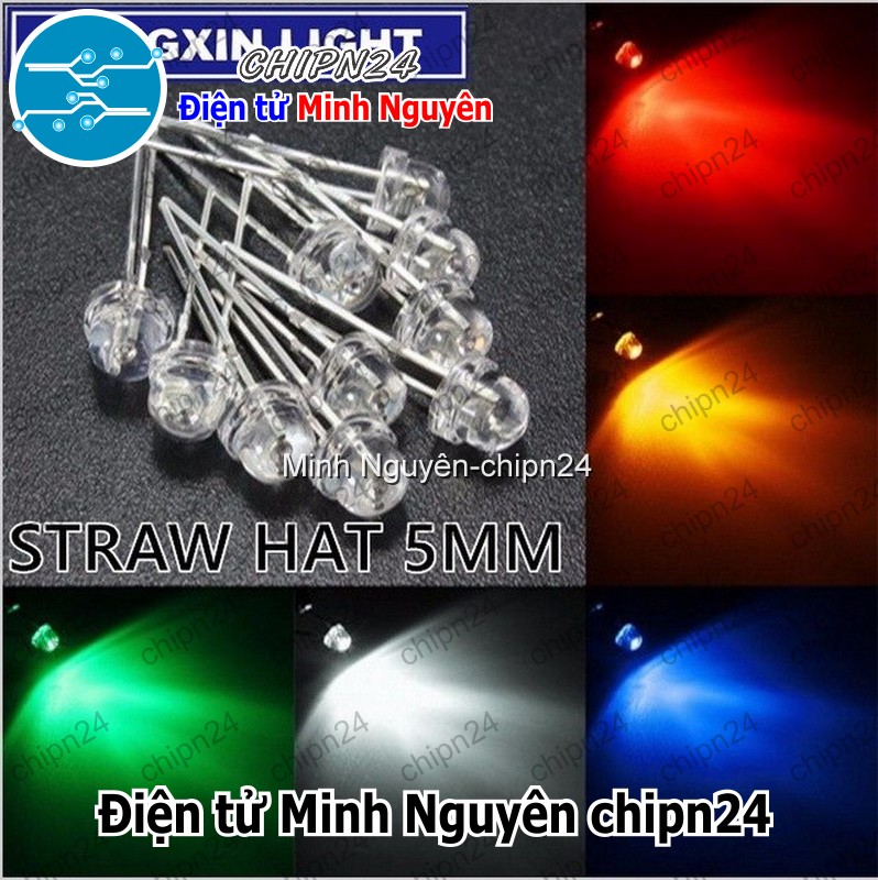 [50 con] (TK24) Led 5mm Lùn màu Đỏ - HH000480
