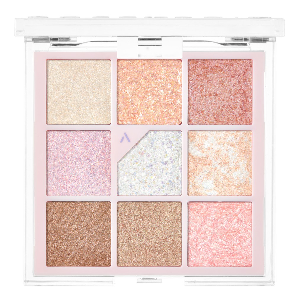 [HOÀN TIỀN 15%]Bảng phấn mắt 9 màu UNLEASHIA Glitter Eye Palette