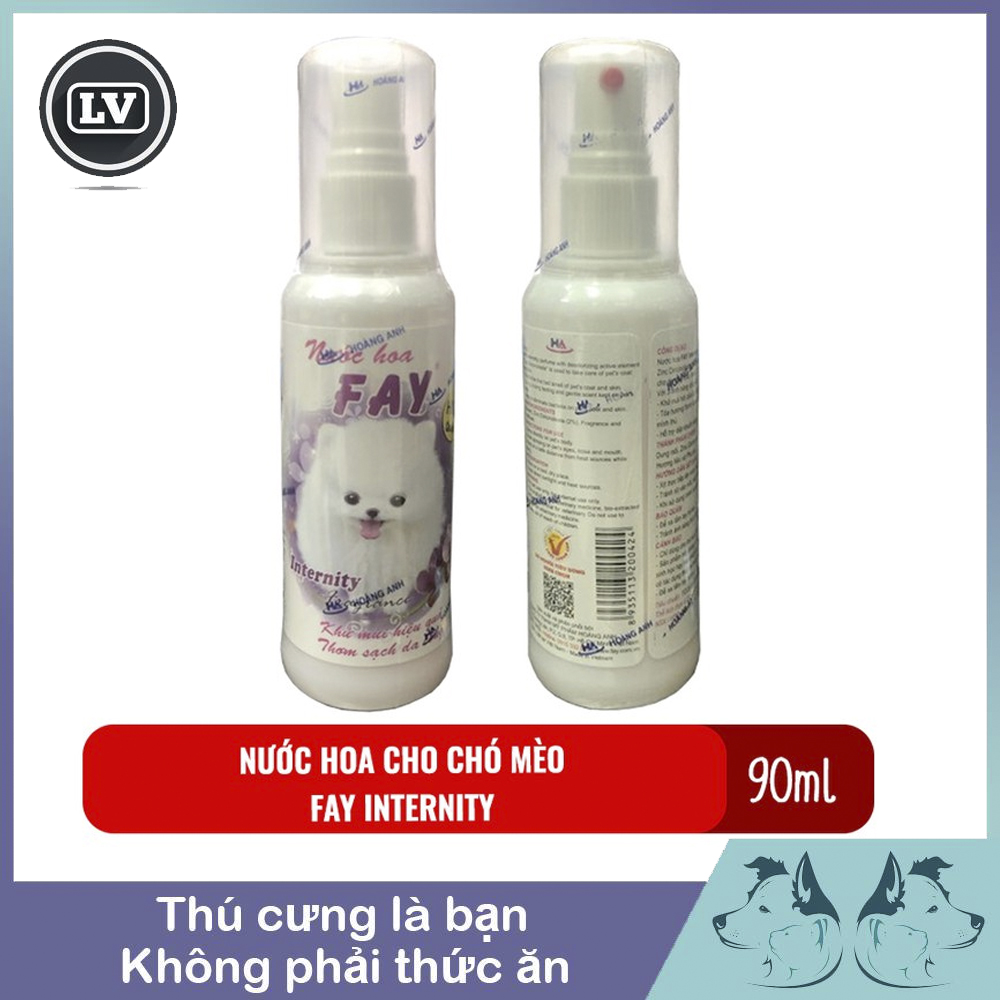 Nước hoa cho chó mèo Fay Internity 90ml
