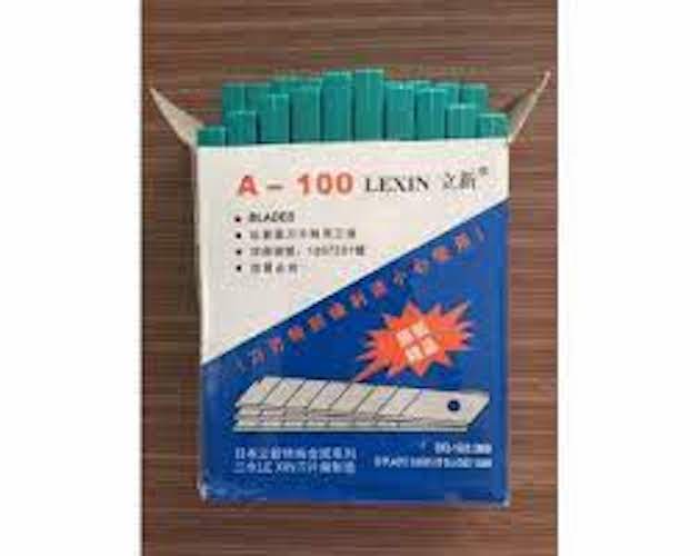 10 tép Lưỡi dao rọc giấy a100