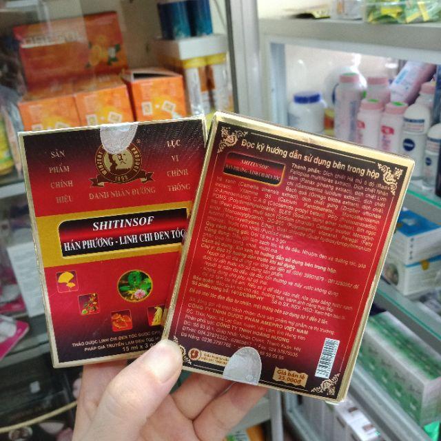 Combo 5 hộp Shitinsof hán phương linh chi đen tóc
