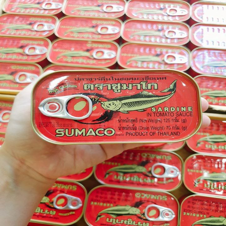 [HCM]Cá mòi Sốt Cà Thái Lan Sumaco 125gr