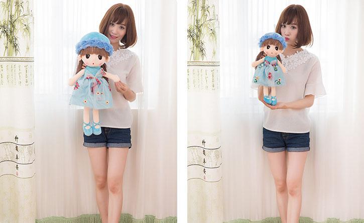 Búp bê cho bé yêu kích thước 45cm - màu vàng