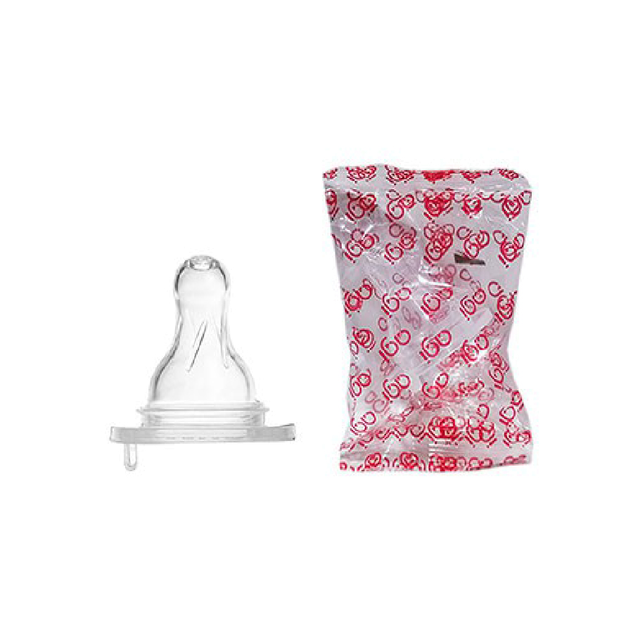 Núm vú Silicone thay thế bình cổ thường Agi đủ size S,M,L