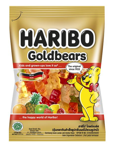 Haribo dẻo gum paste-80g package