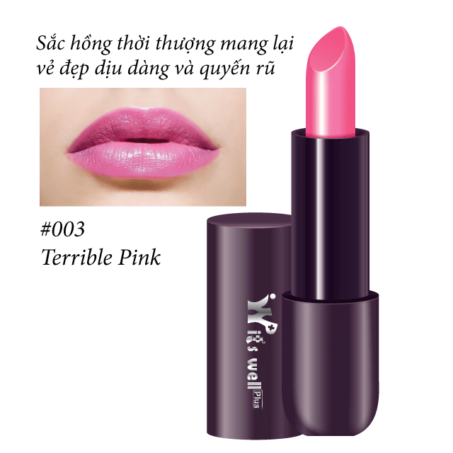 Son Lì Có Dưỡng Semi Matte #03 (Hồng Cánh Sen)