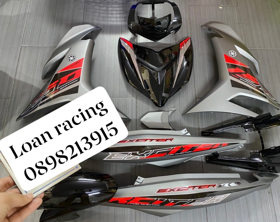 Dàn áo exciter 150 màu đen bạc phiên bản đặc biệt luôn tem zin hàng zin chính hãng Yamaha