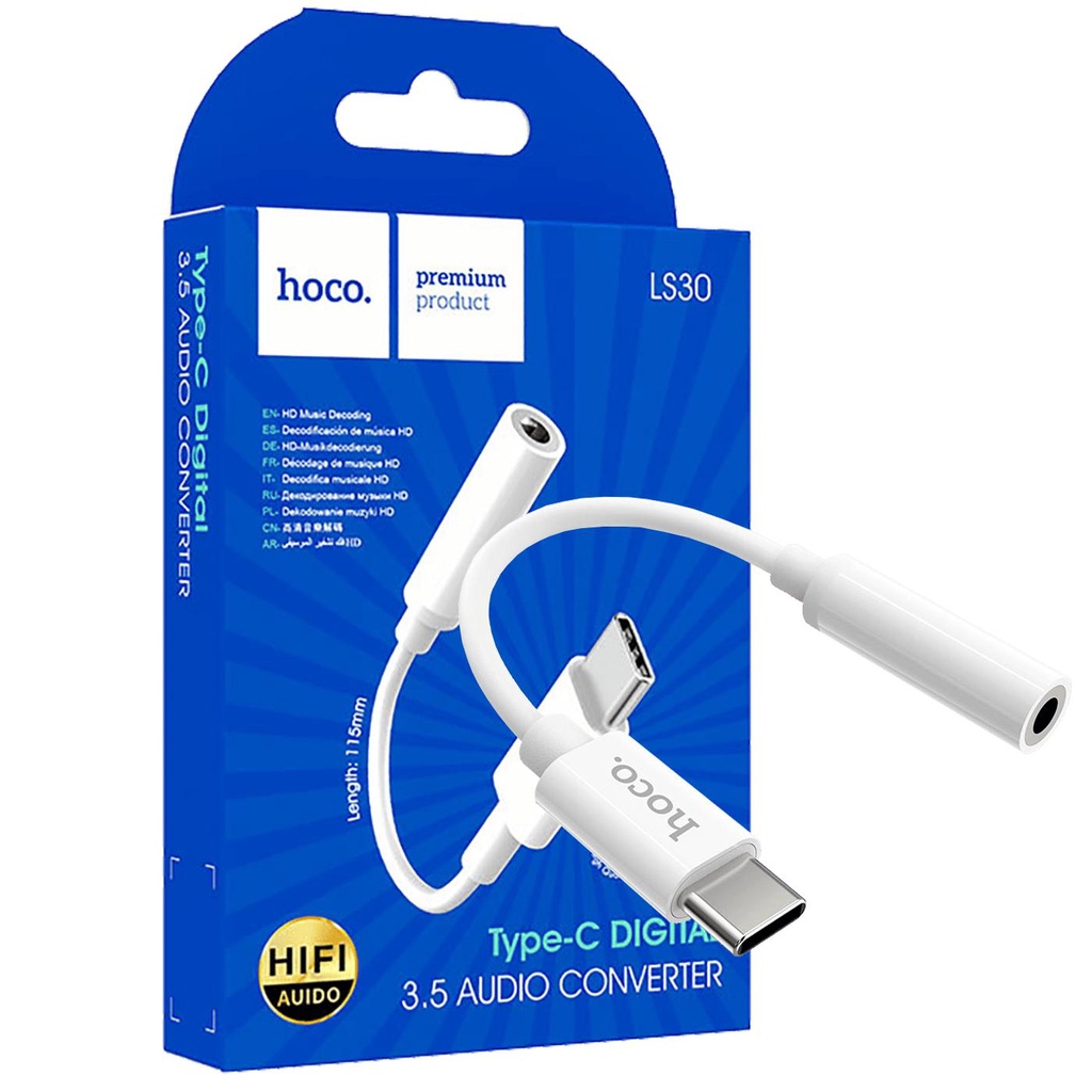 Hoco ls30 . type-c out cable 3.5pcs