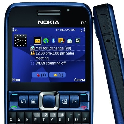 NOKIA E63/nhạc wifi đủ màu.  main zin.