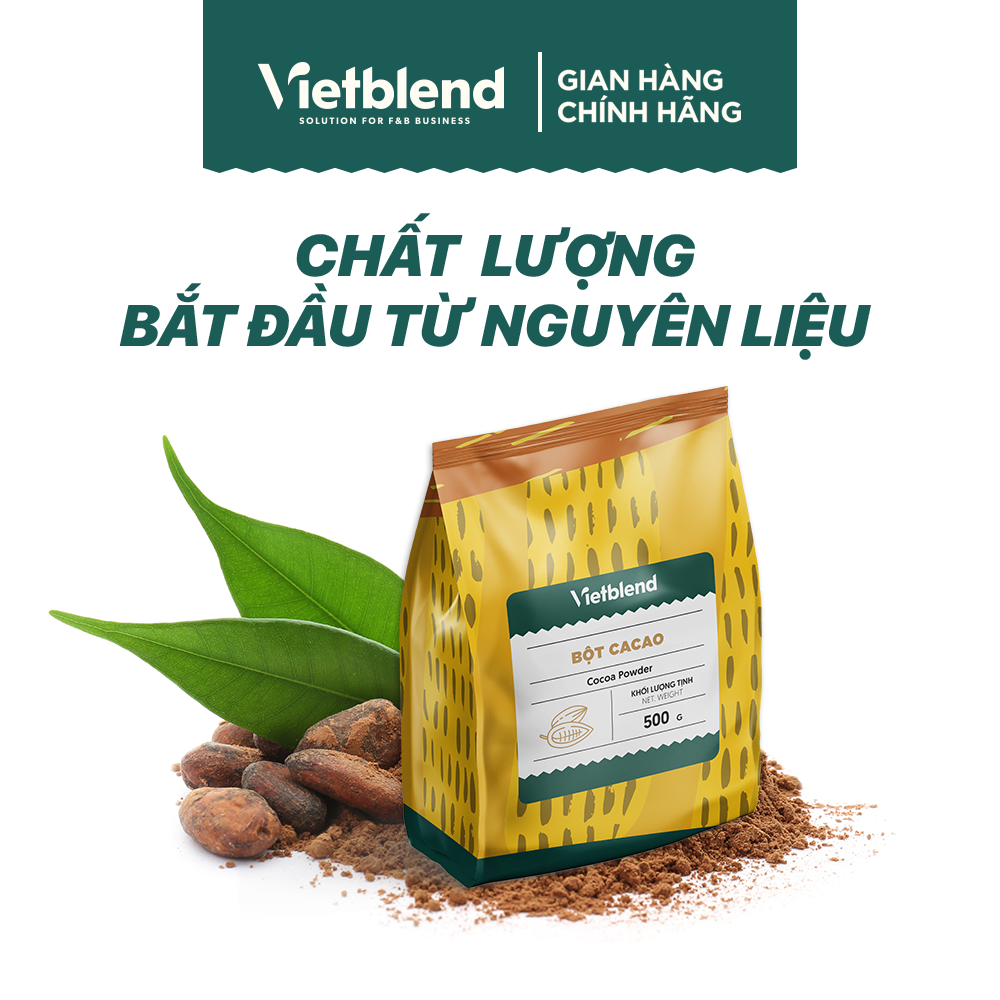 Bột Ca Cao VIETBLEND - Túi 500g
