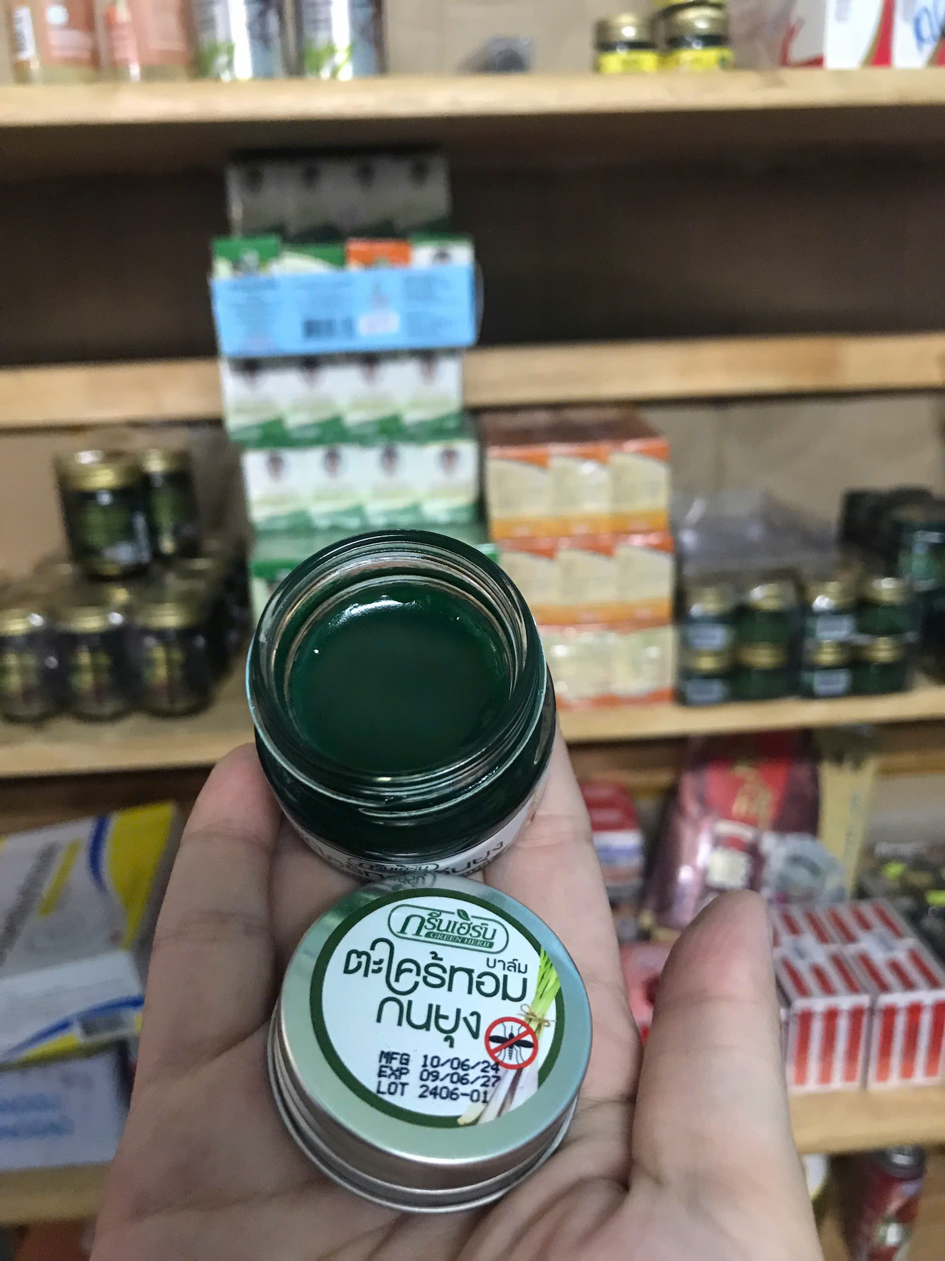 Dầu Cù Là Tinh Sả Muỗi Green Herb 20gram
