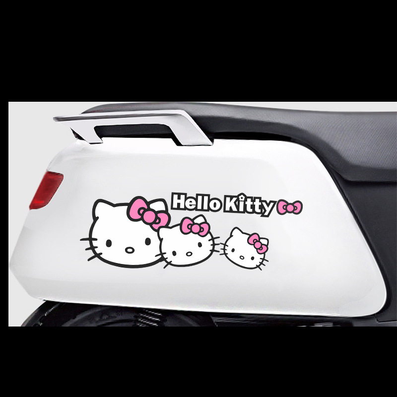 🌸DECAL DÁN XE, ĐỒ DÙNG HELLO KITTY