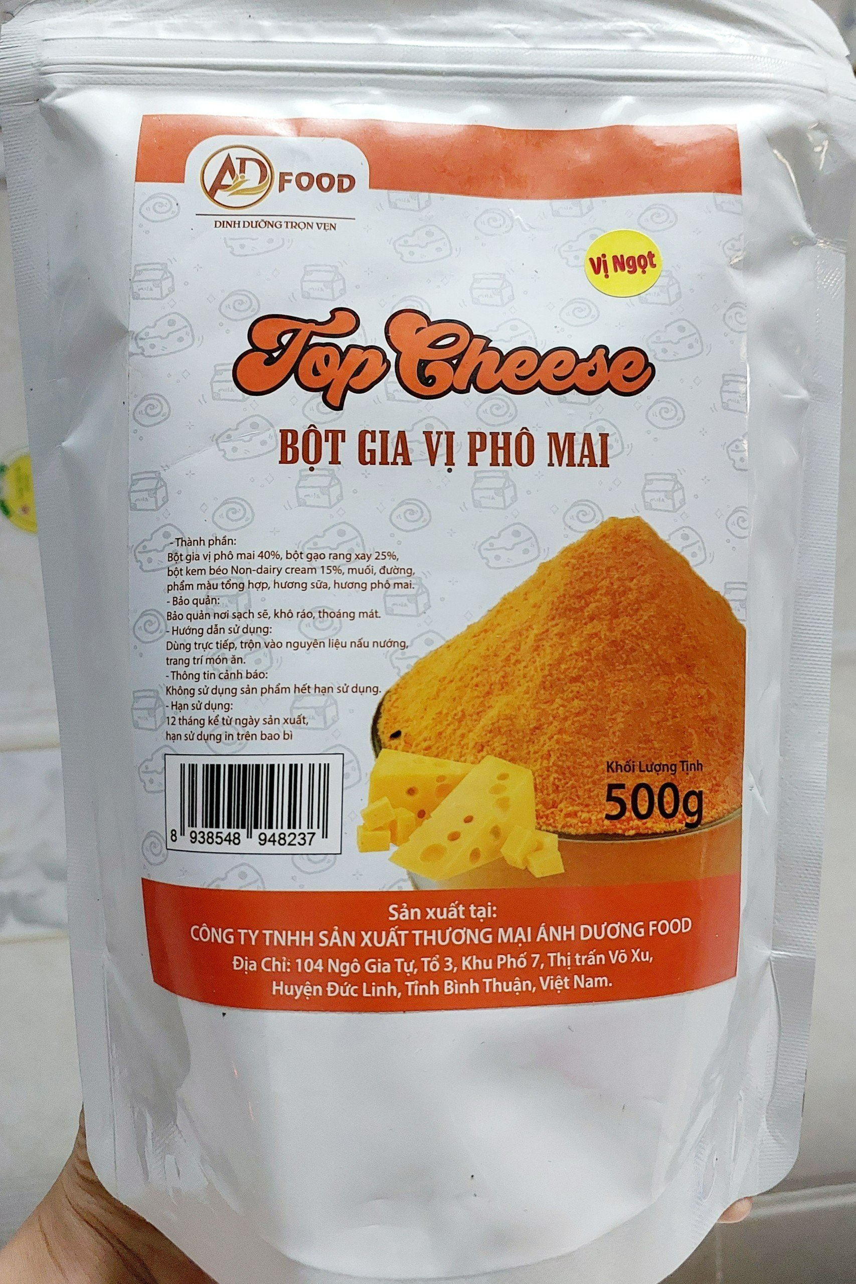 100G Bột Gia Vị Phô Mai thơm ngon