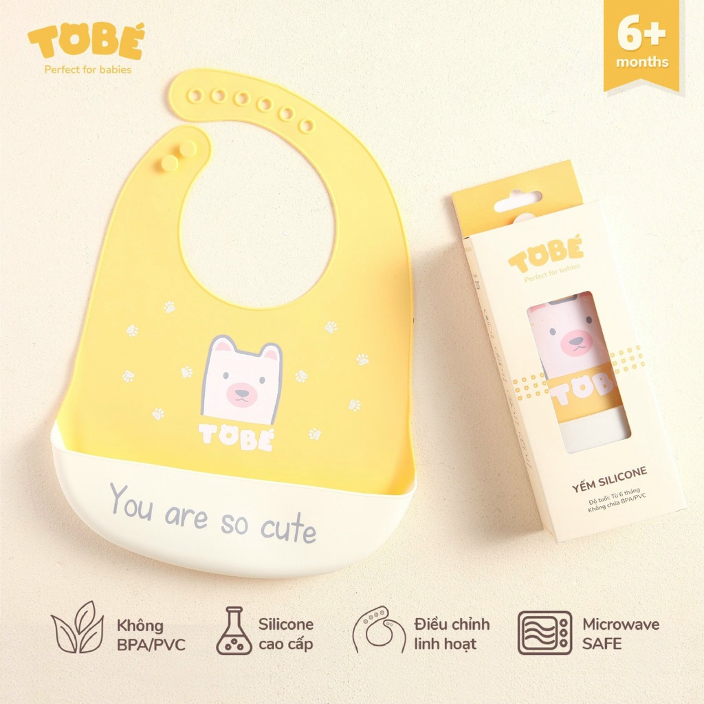 TOBÉ - Yếm ăn dặm cho bé ECO SILICONE