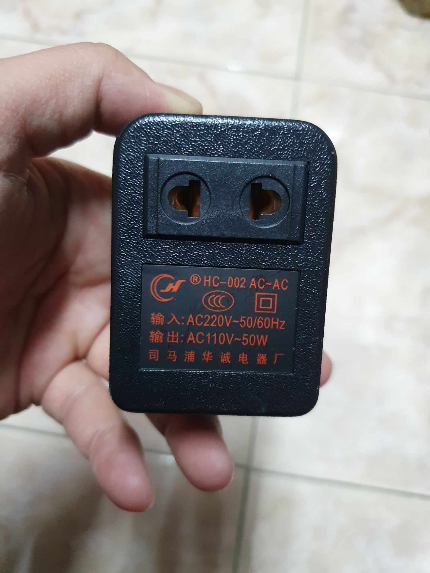 bộ đổi điện 220v ra 110v công suất 50w
