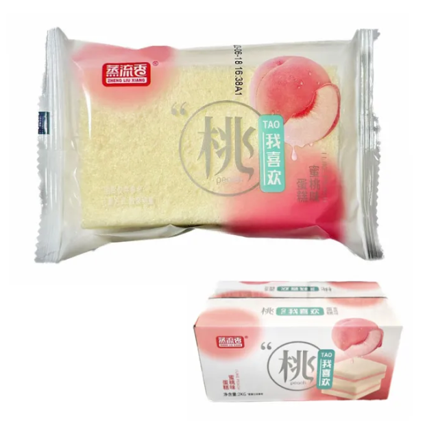 Bánh bông lan vị mật đào, vị cheese