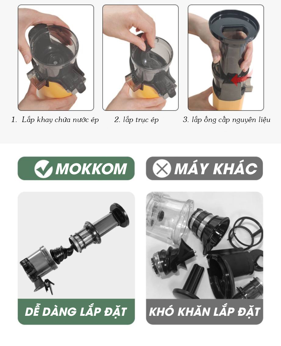 Máy Ép Chậm Mokkom
