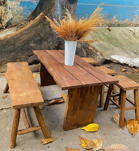 Ghế bench không tựa decor kích thước R25 x D100 x C40 CM | Lazada.vn