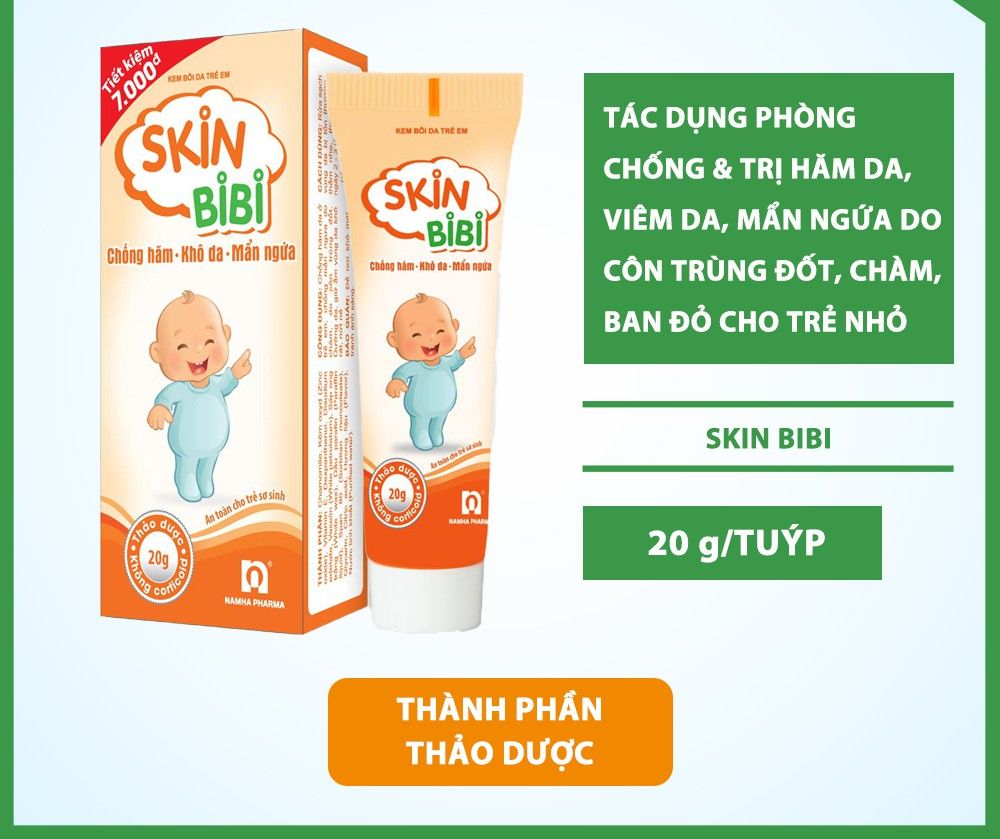Skinbibi kem bôi da thảo dược