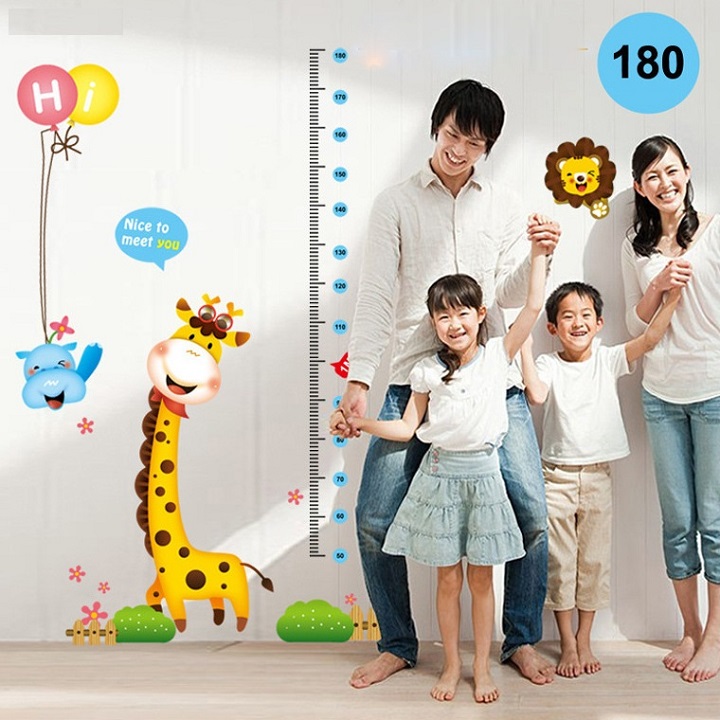 [HCM]Decal đo chiều cao Nice to meet you