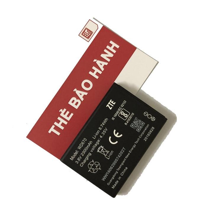 Pin bộ phát sóng wifi zte wd670 wi-pod pin lắp vào bộ phát wifi tiền năng wd670 ,jazz