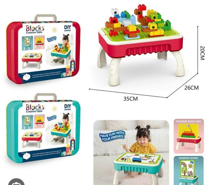 Bộ Bàn Học Lắp Ráp Lego HKM Vinamilk