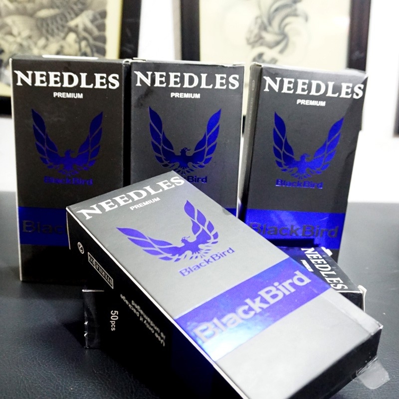 Kim xăm 9RL đi nét Black Bird ( 50 kim / 1 hộp )