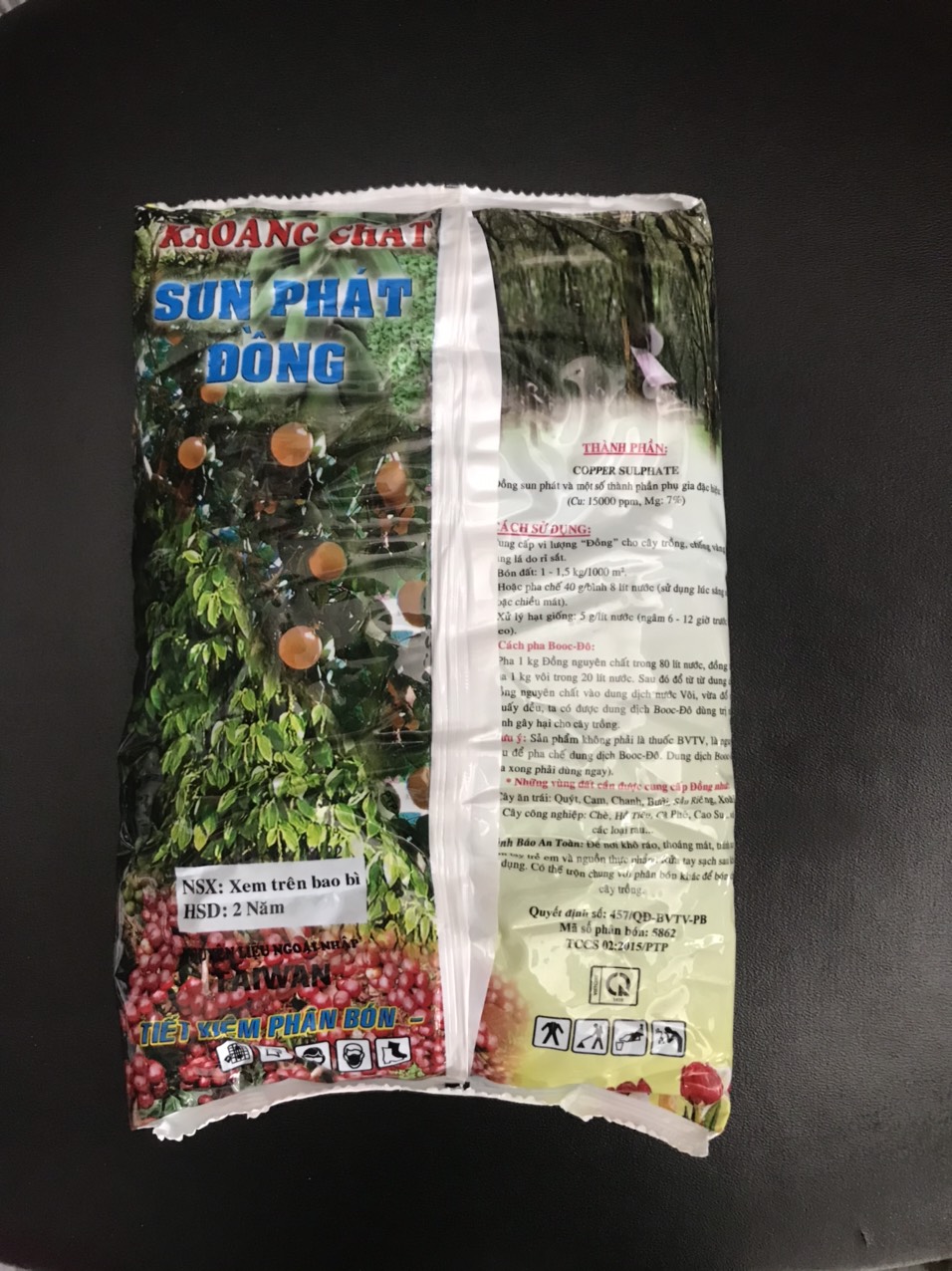 Sun phát đồng CuSO4.5H2O 99% 1kg