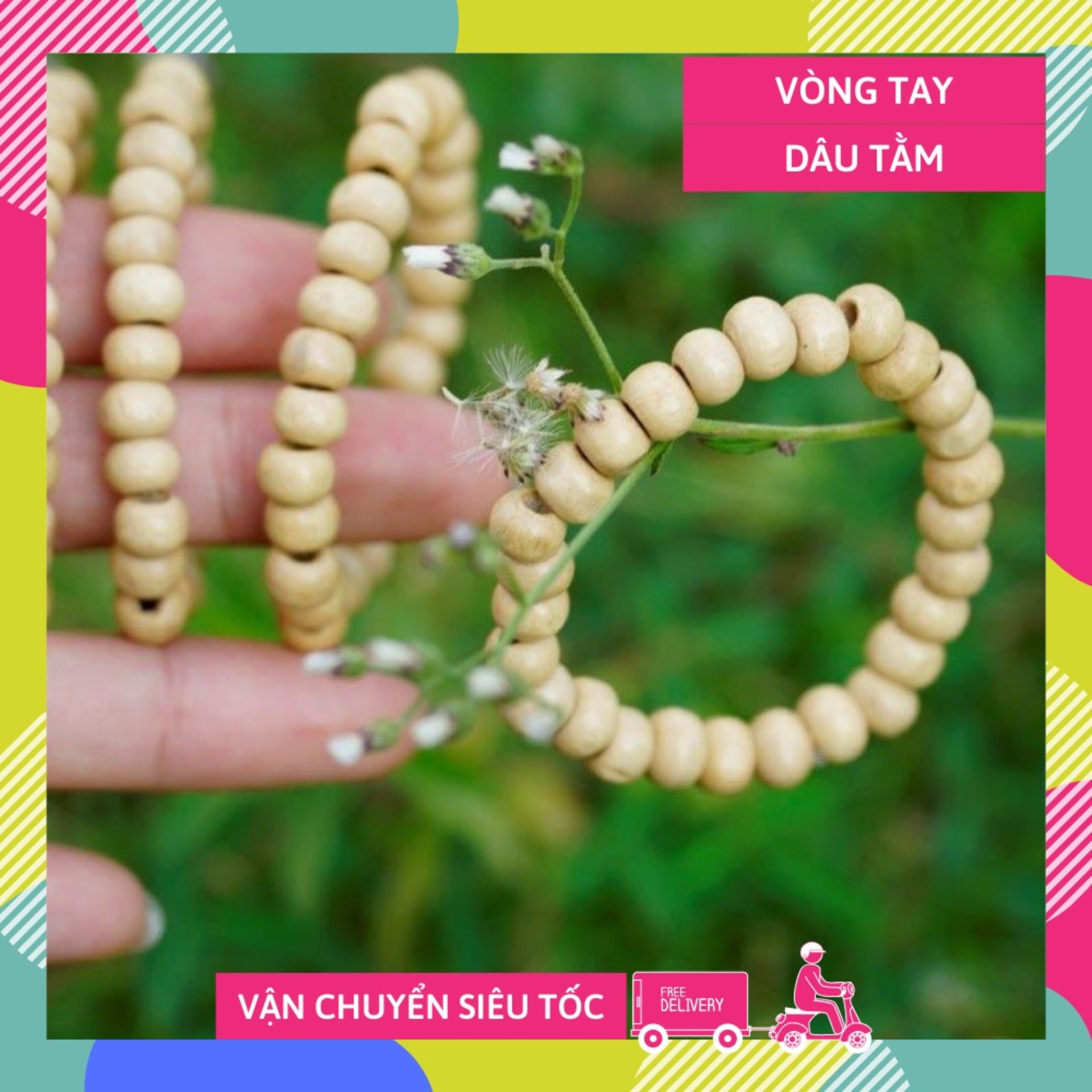 Vòng dâu tằm cho trẻ phong thủy trẻ hết khóc hộ mệnh bình an - Nhiều cỡ