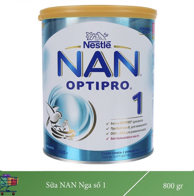 Sữa Nan Nga Số 1234 800GSố 3(12-18 Tháng)