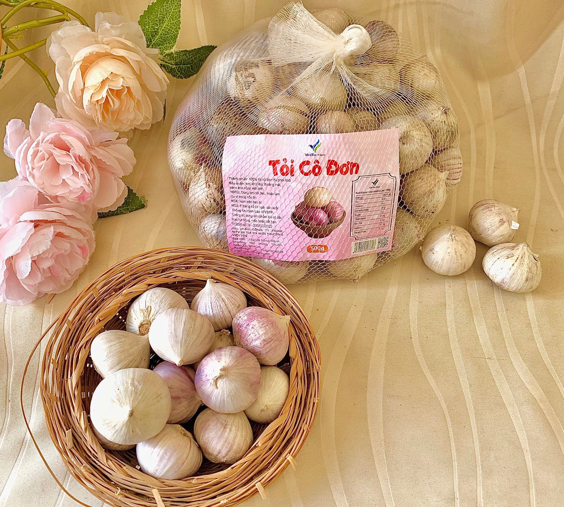500g Tỏi Cô Đơn loại làm tỏi đen VIETTINMART