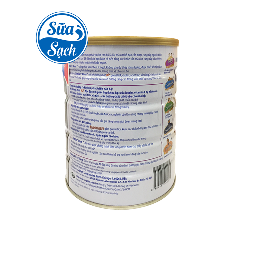 Sữa bột Similac Mom hương vani 900g