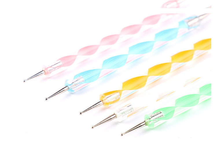 Bút chấm bi nail vẽ móng, Set 5 cây