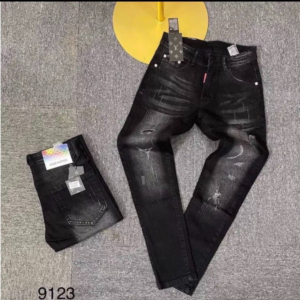 Quần jean dài nam co dãn Hàn Quốc đen rách SHOP MINH QUÂN chất bò vài dày hàng vnkx mẫu mới nhất cao cấp